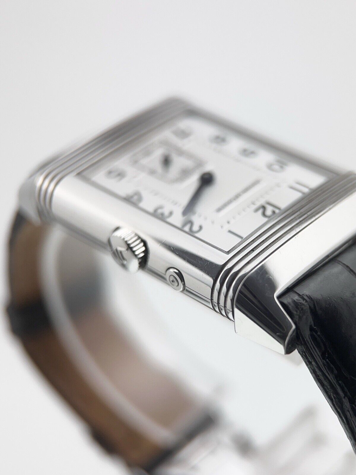 Jaeger LeCoultre Reverso Steel Silver Color Dial 27mm Manual Wind Men’s Q2718470