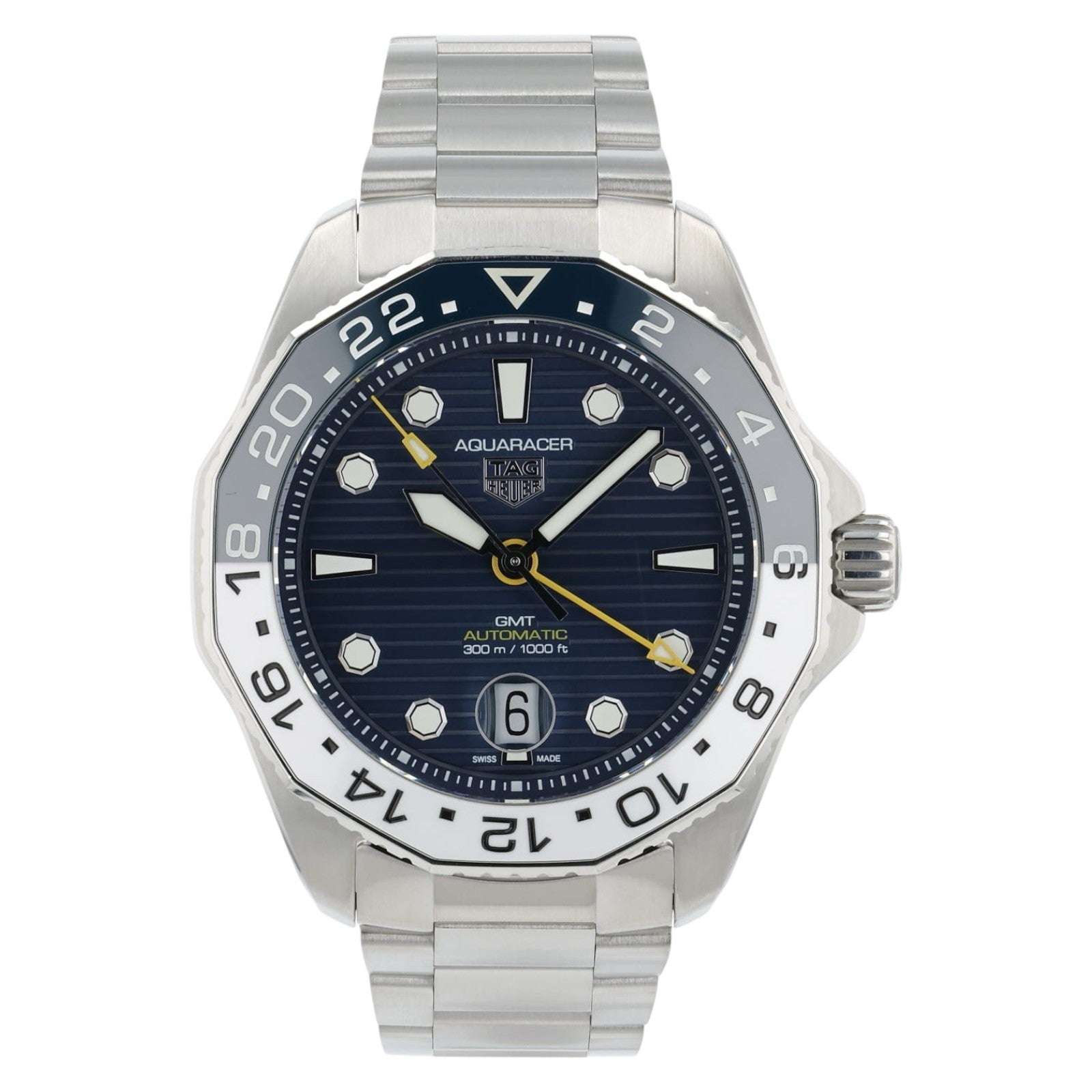 Tag Heuer Aquaracer Stainless Steel Blue Dial 43mm Automatic Men's Watch WBP2010