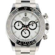 Rolex Daytona Panda White Dial Stainless Steel 40mm Automatic Men’s 126500LN