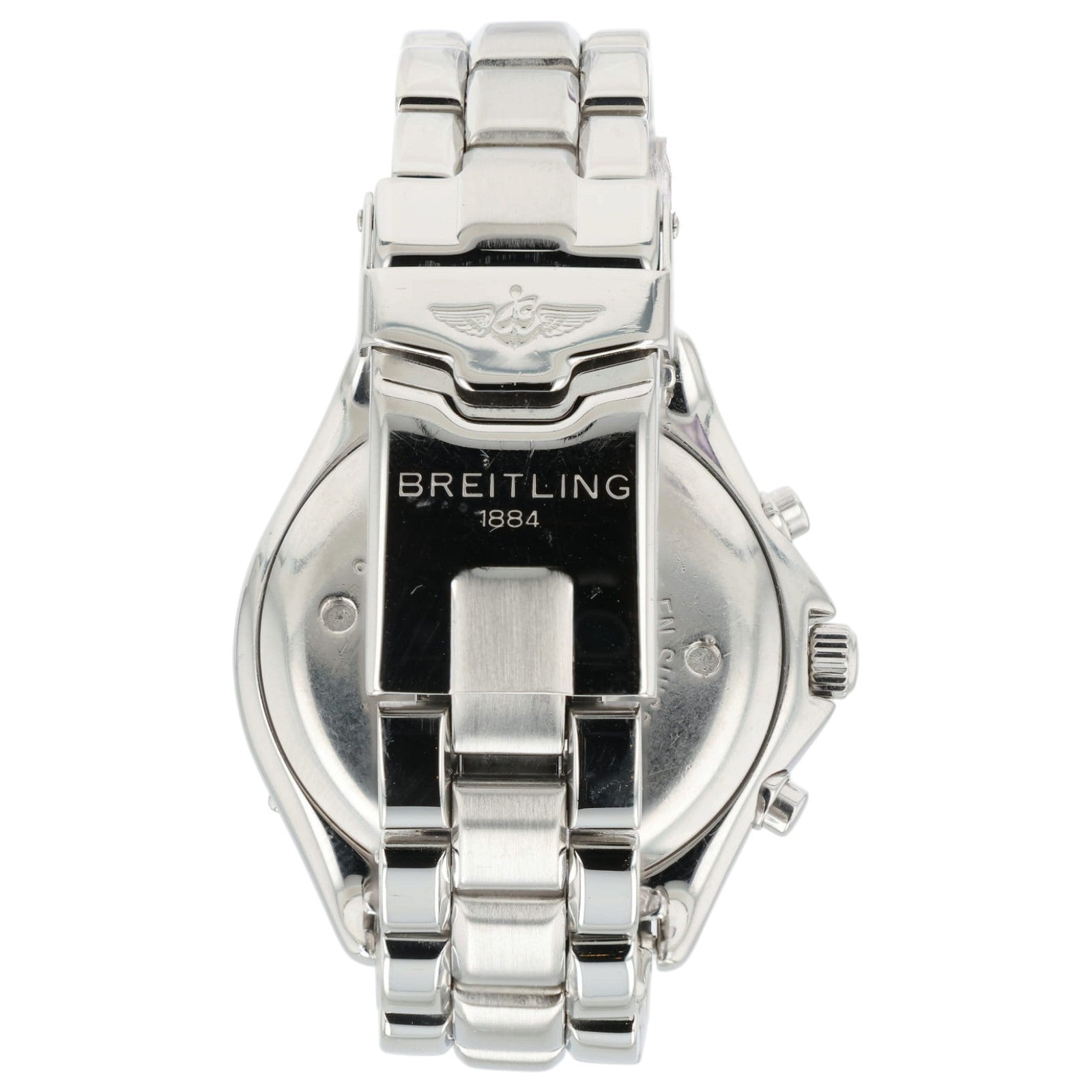 Breitling Colt Chronograph Silver Dial Stainless Steel 38mm Quartz Mens A53035