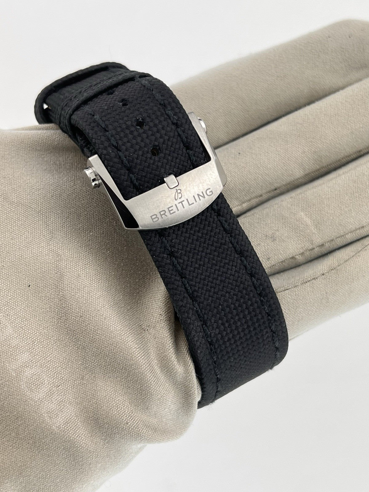 Breitling Super Avi Ceramic Black Dial 46mm Automatic Men’s Watch SB0445