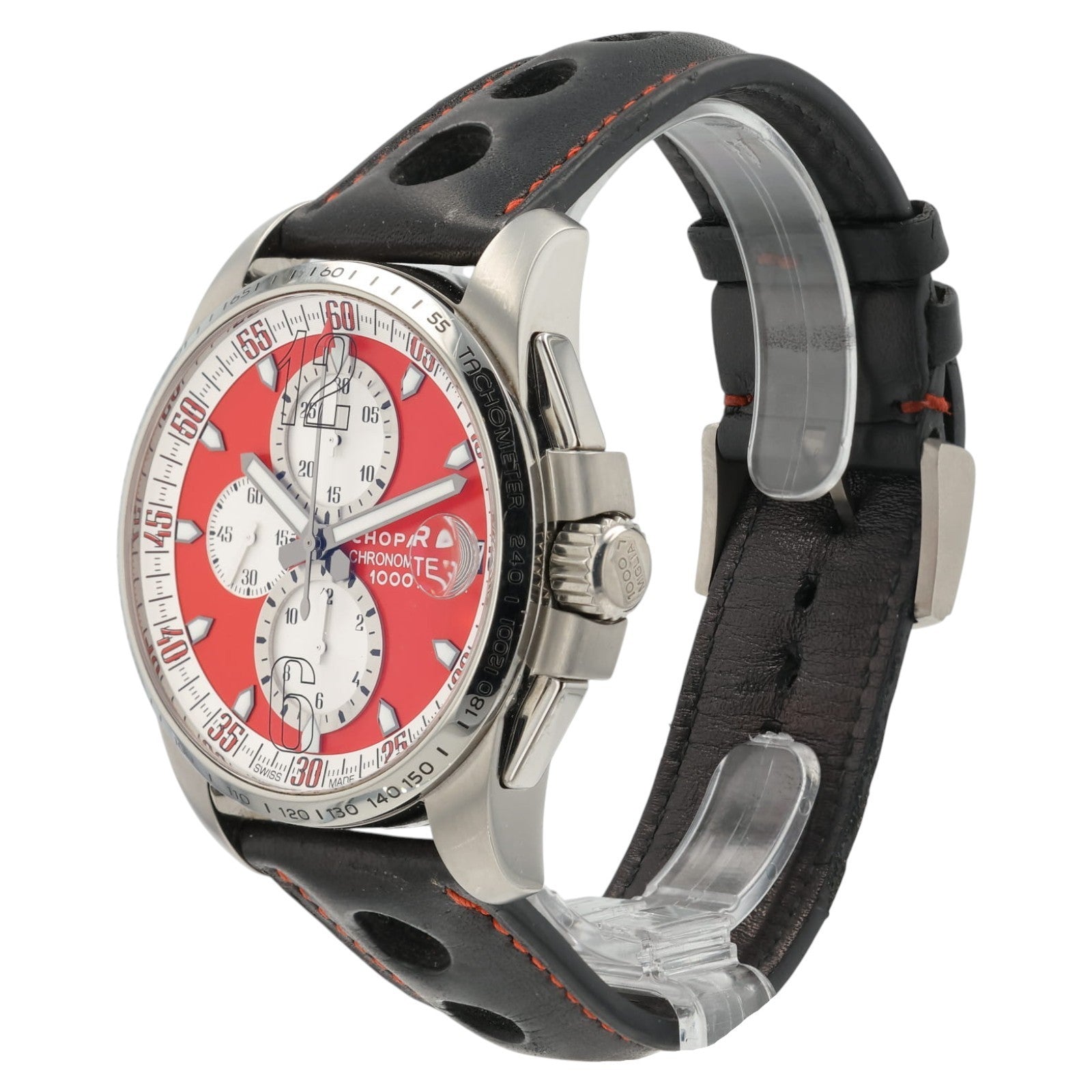 Chopard Mille Miglia Red Dial Titanium 44mm Automatic Mens Watch 168459-3036