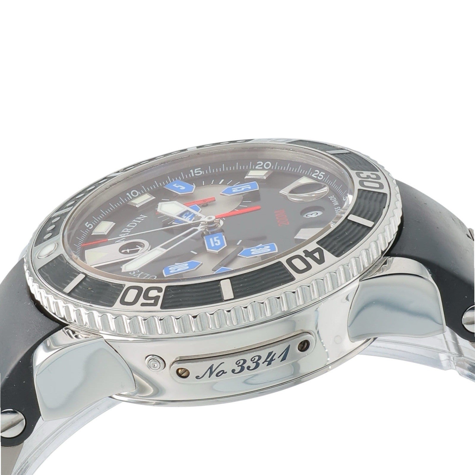 Ulysse Nardin Maxi Marine Steel Black Dial 42mm Automatic Men's Watch 8003-102