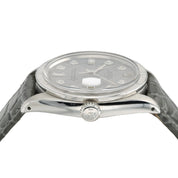 Rolex Oyster Perpetual Date Gray Dial Steel 34mm Auto Unisex Watch 1501