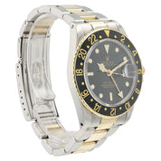 Rolex GMT Master II Black Dial Gold & Steel Black Dial 40mm Automatic Mens 16753