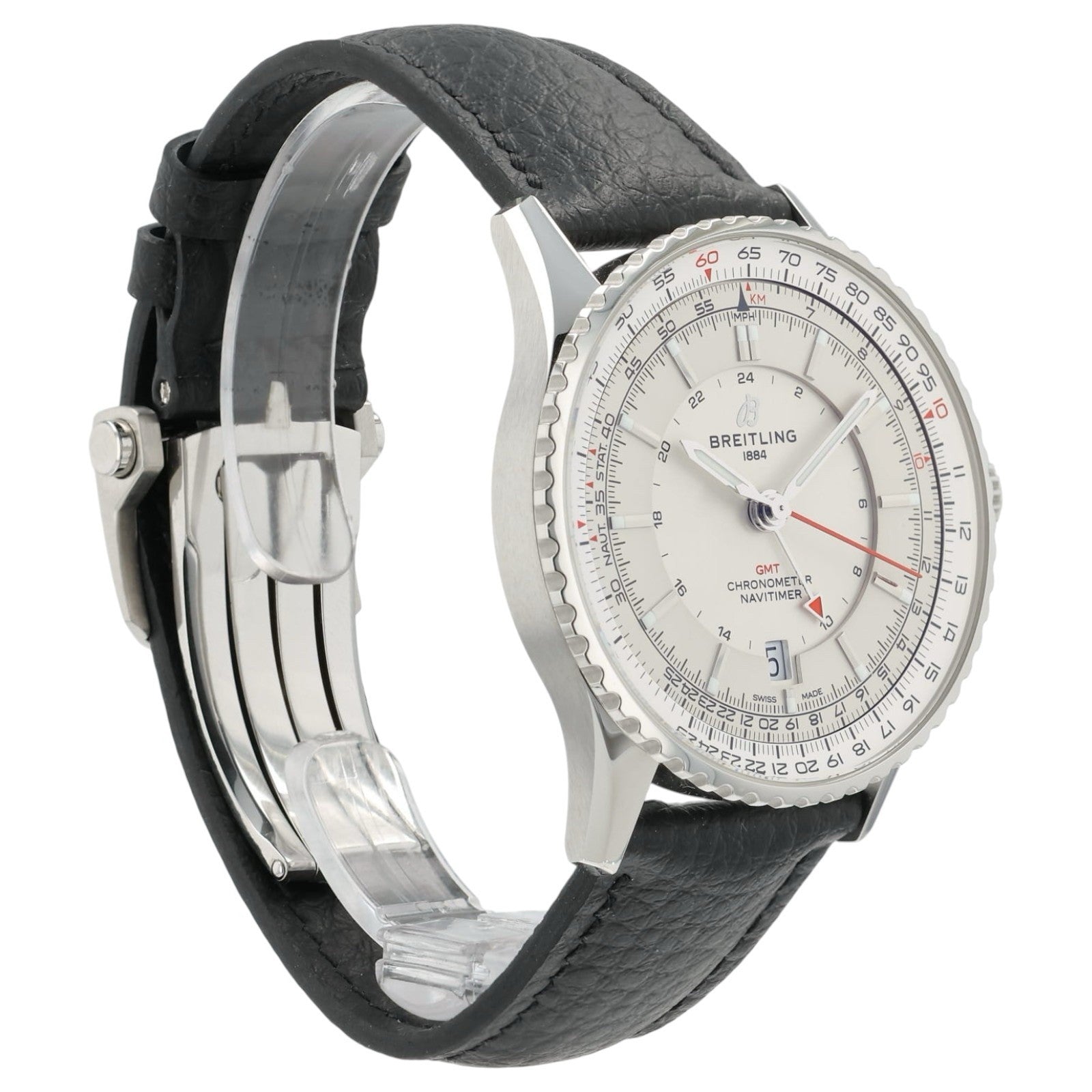 Breitling Navitimer Silver Dial Stainless Steel 41mm Automatic Mens Watch A32310