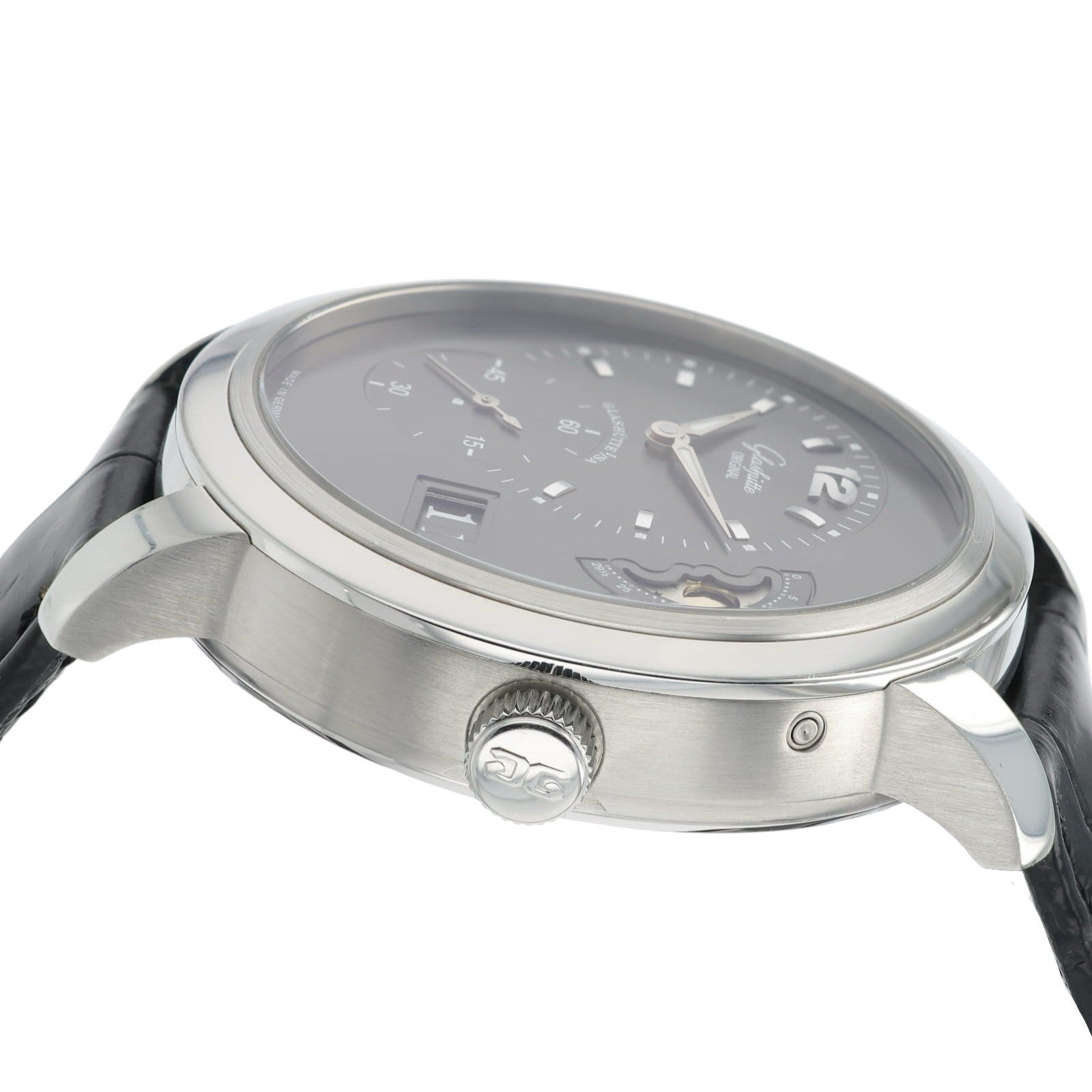 Glashutte Original PanoMaticLunar Steel gray Dial 42mm Automatic 90-02-36-12-05