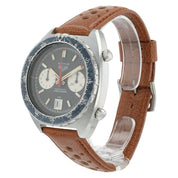 Heuer Autavia Stainless Steel Black Dial 42mm Automatic Vintage Mens Watch 11630