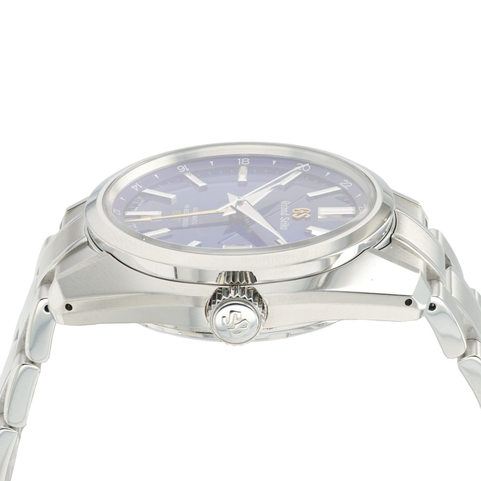 Grand Seiko “Peacock” Blue Dial Stainless Steel 40mm Automatic Mens SBGJ261