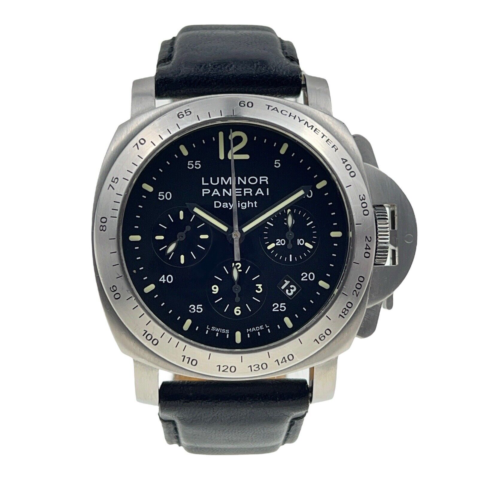 Panerai Luminor Chrono Stainless Steel Black 44mm Automatic Men’s Watch PAM00250