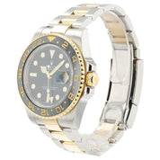 Rolex GMT Master II Gold & Steel Black Dial 40mm Automatic Men’s Watch 116713LN