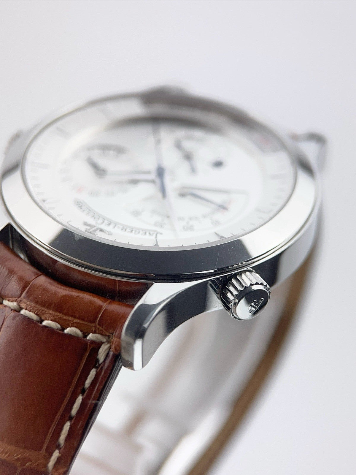 Jaeger LeCoultre Stainless Steel Silver Dial 38mm Automatic Men's Watch 142.8.92