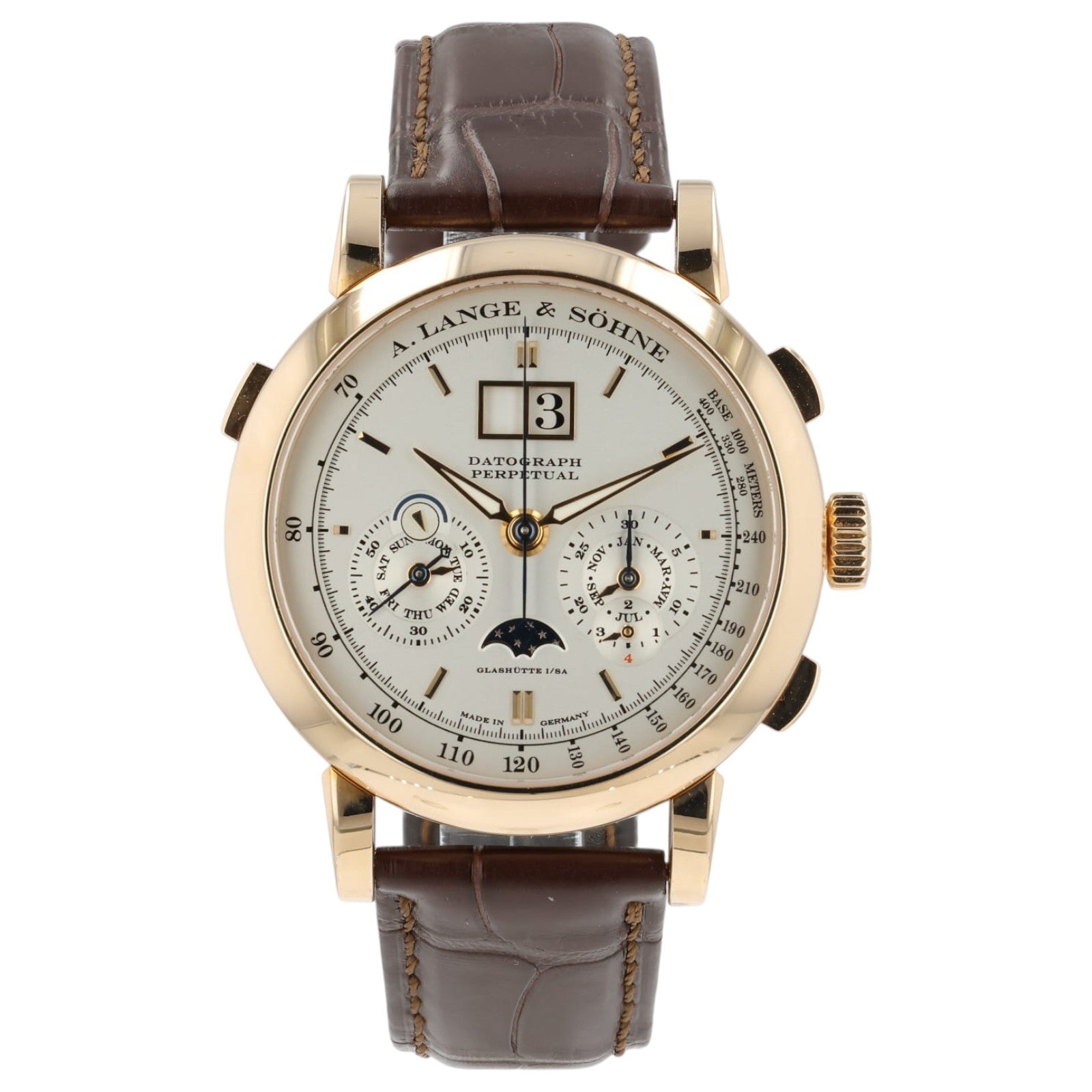 2022 A. Lange and Sohne Datograph Perpetual Calendar 41mm Manual Watch 410.032