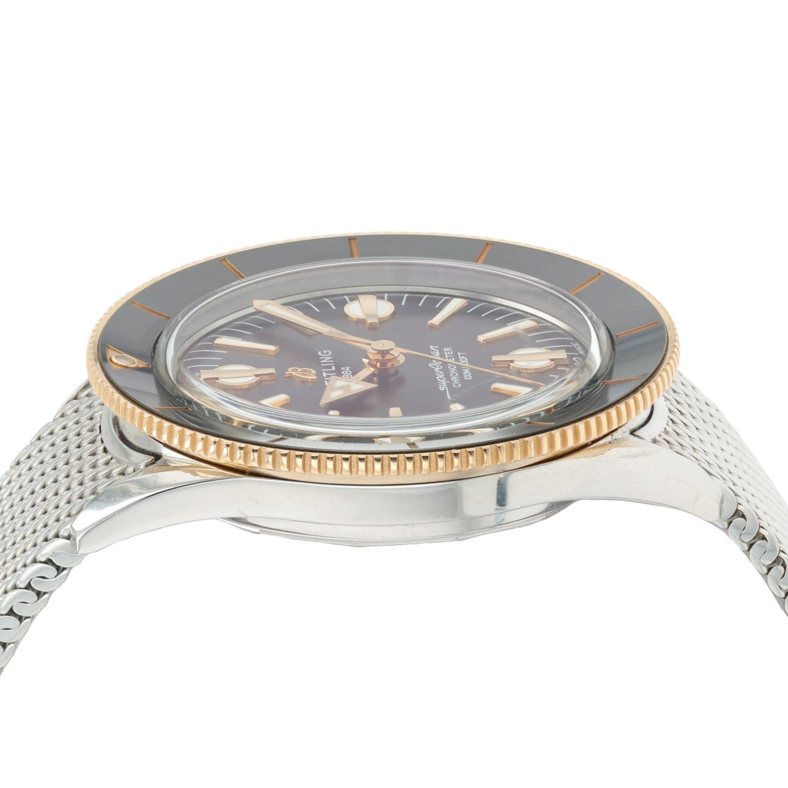 Breitling Superocean Heritage 57 Black Dial Steel & Gold 42mm Auto Watch U10370