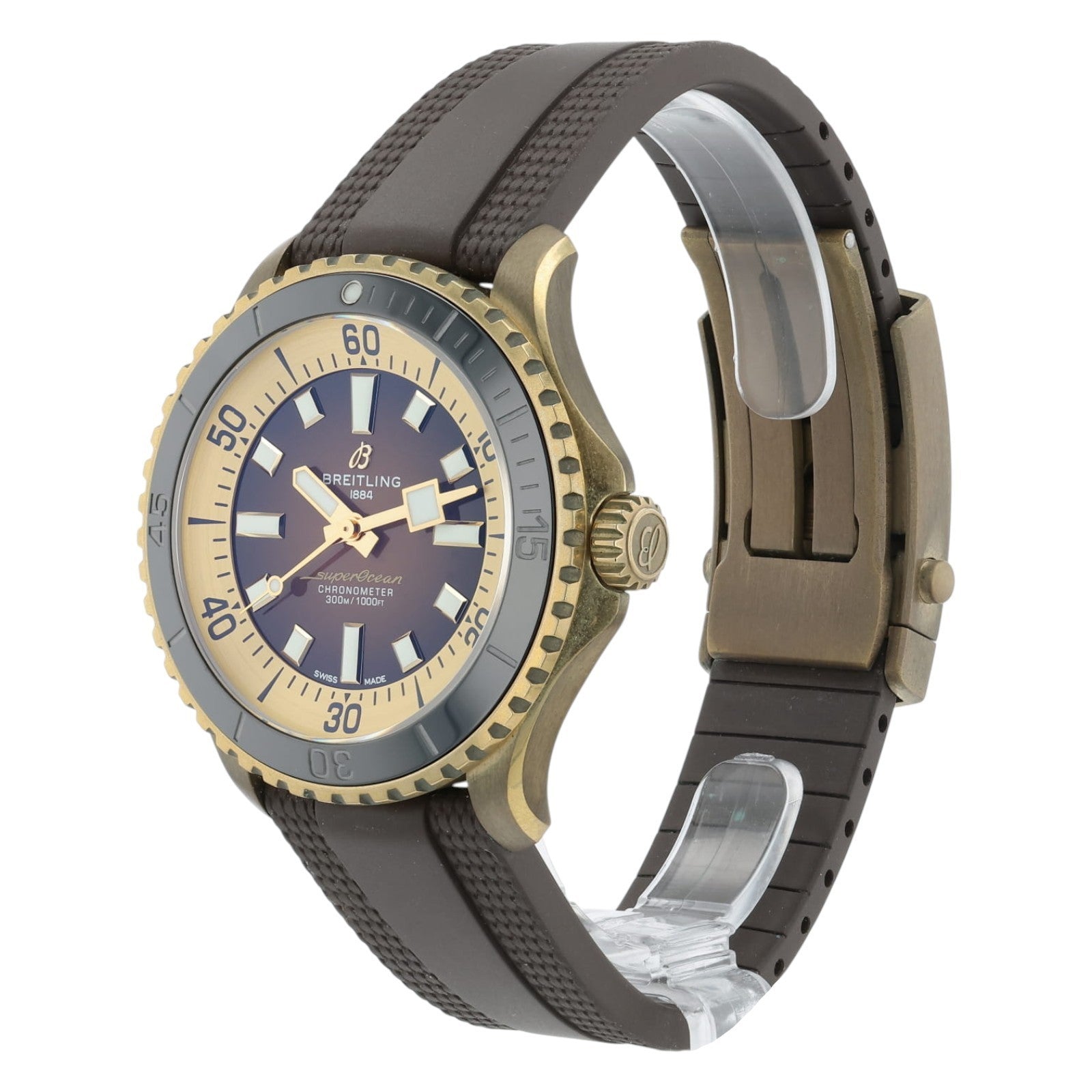 Breitling SuperOcean  Brown Dial Bronze 44mm Automatic Men's Divers Watch N17376