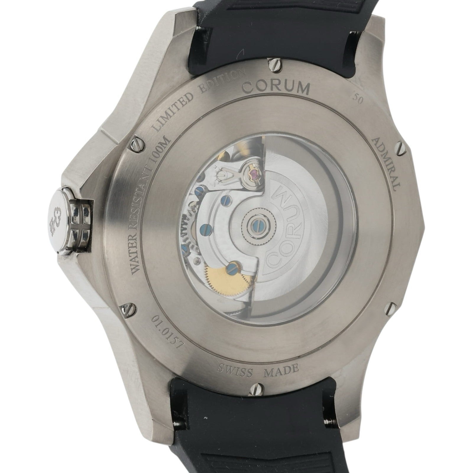 Corum Admiral Racer Titanium Silver Dial 47mm Automatic Men's Watch 1.0157