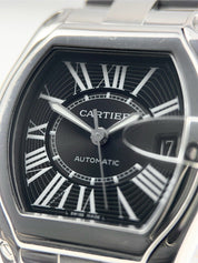 Cartier Roadster Date Steel 38mm Black Roman Dial Automatic Men’s Watch 2510