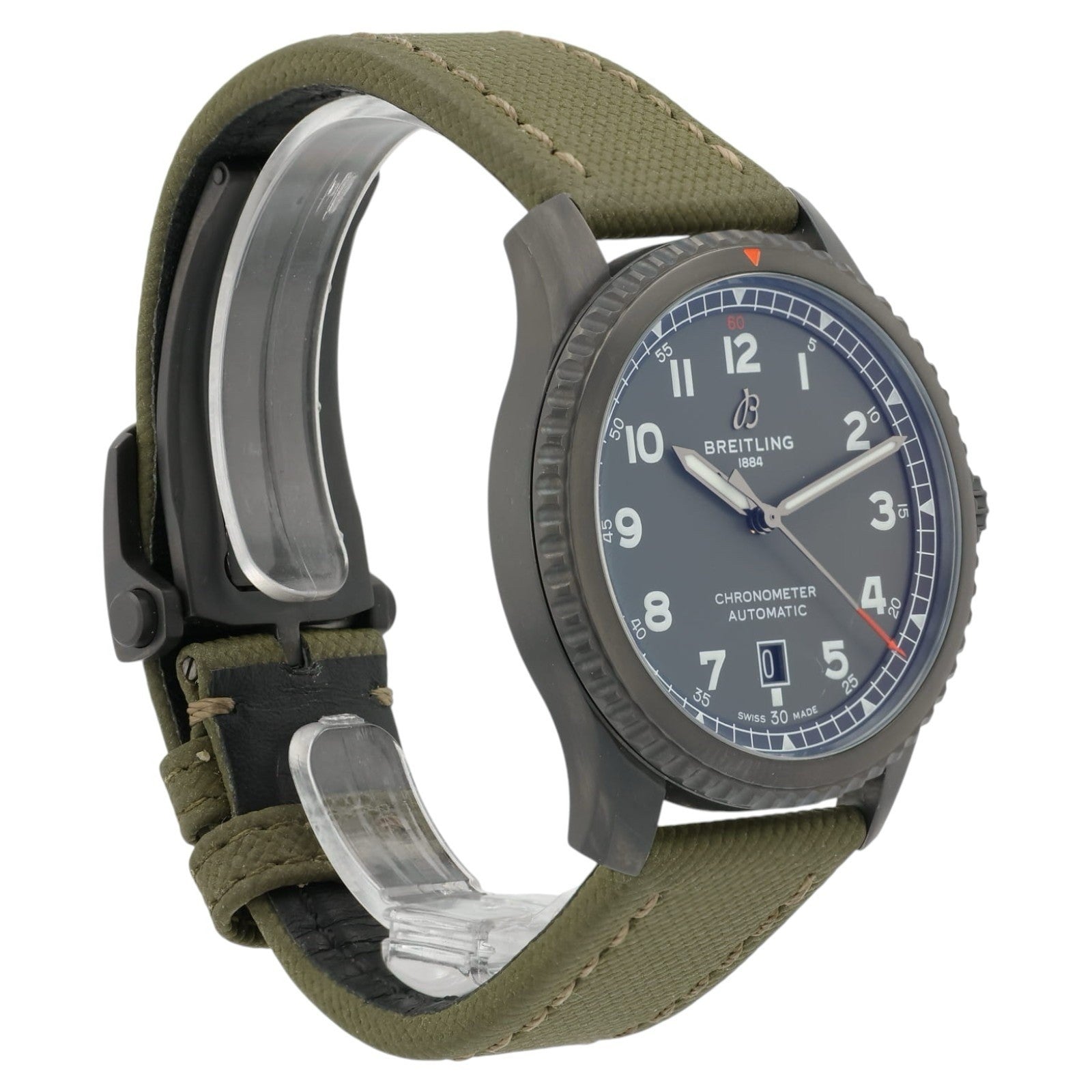 Breitling Curtiss Warhawk Green Dial Stainless Steel 41mm Automatic Men’s M17315