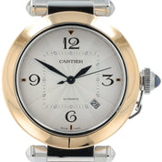 Cartier Pasha Gold & Steel Silver Dial 41mm Automatic Men’s Watch W2PA0009