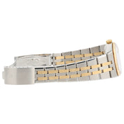 Rolex Datejust OysterQuartz Gold & Steel White Dial 36mm Quartz Mens Watch 17013
