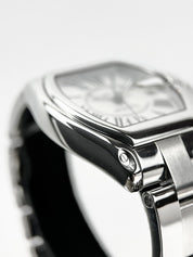 Cartier Roadster 2510 Automatic Silver Roman Dial Watch Large Size 37mm