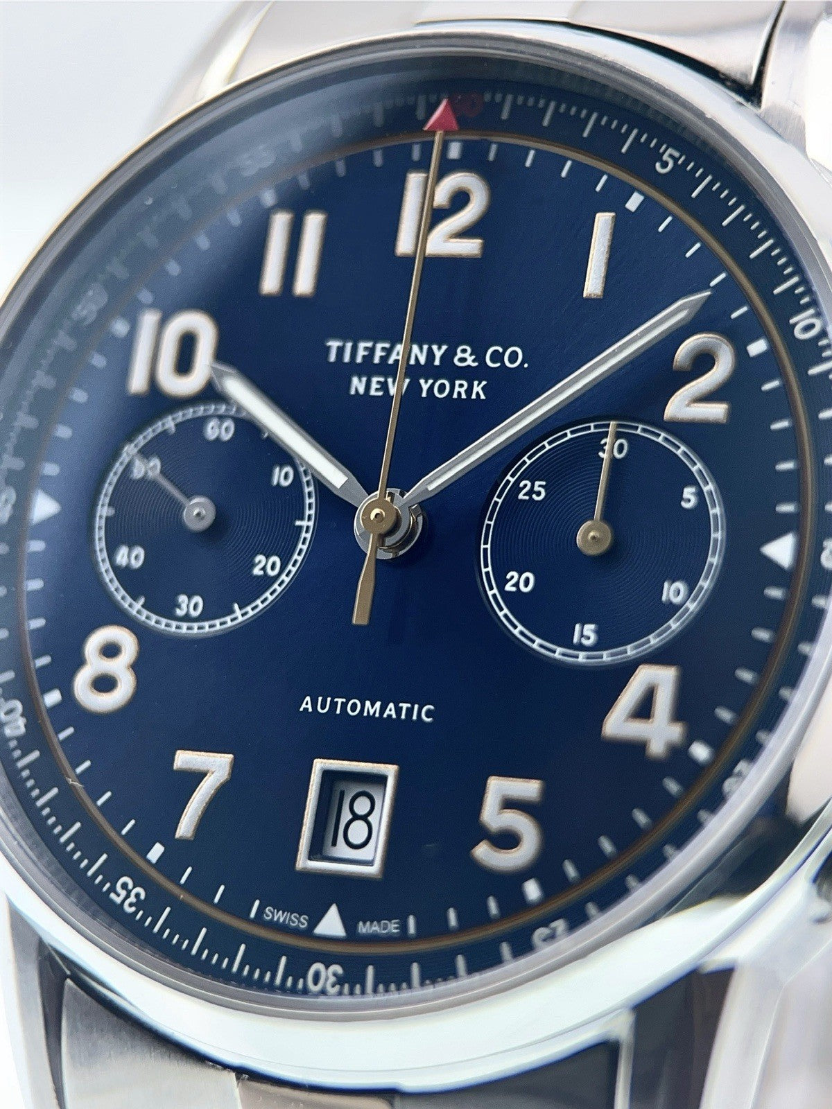 Tiffany CT60 Stainless Steel Blue Dial CT60