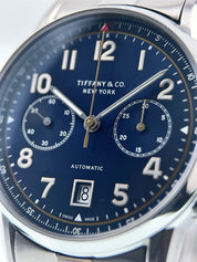 Tiffany CT60 Stainless Steel Blue Dial CT60