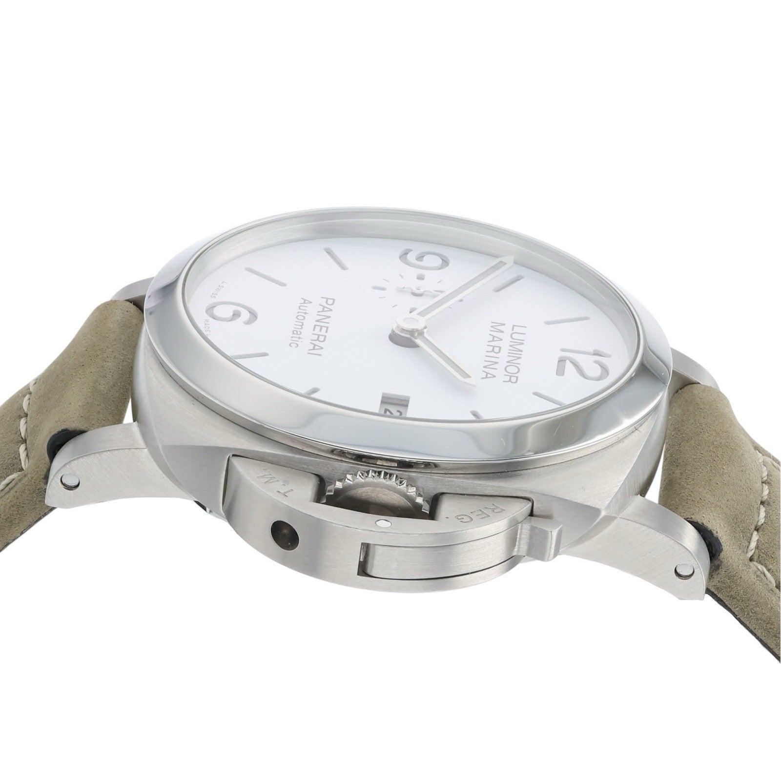 NEW Panerai Luminor Marina Steel White Dial 44mm Automatic Men’s Watch PAM01314