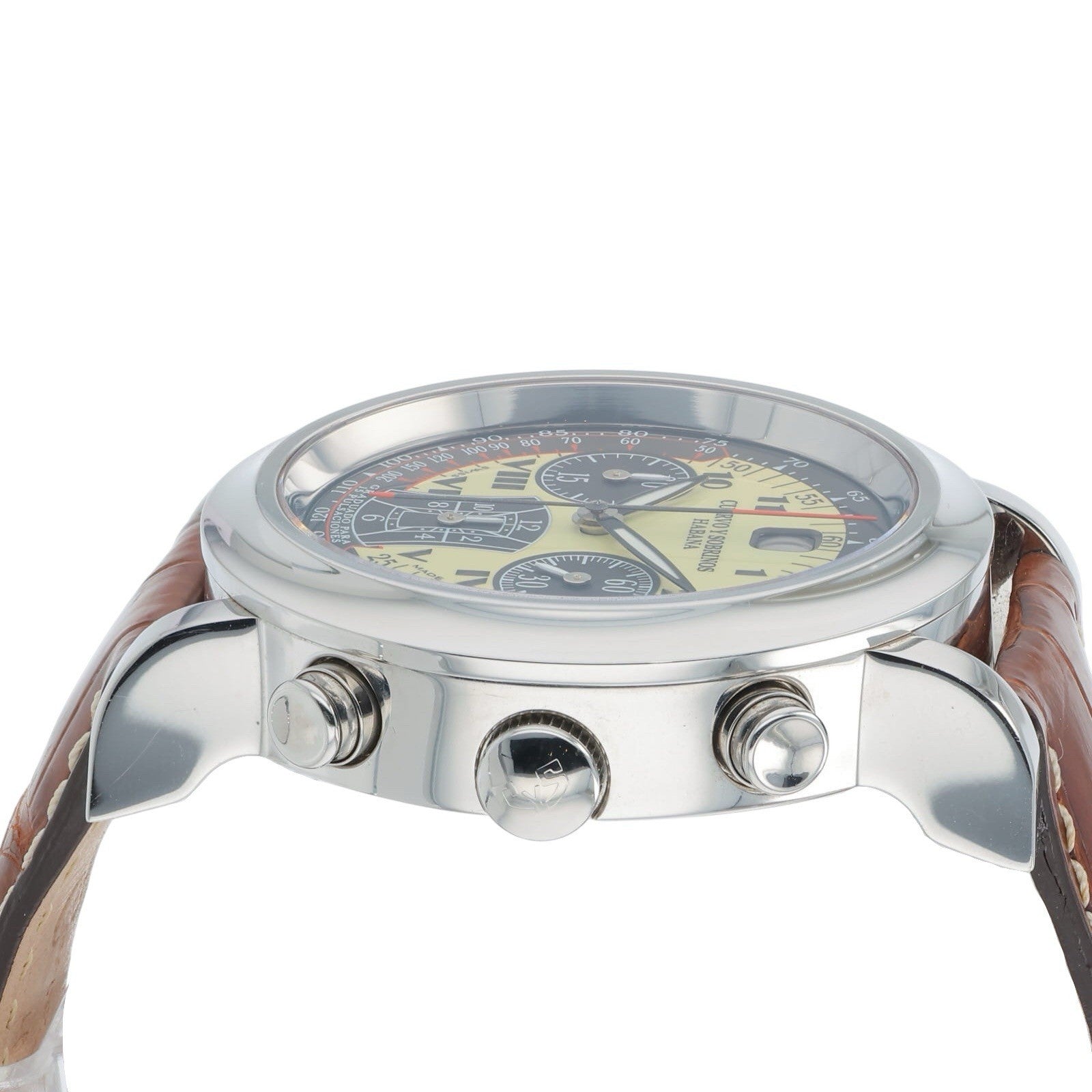Cuervo Y Sobrinos Stainless Steel Multi Color Dial 43mm Automatic Pulsometro 8