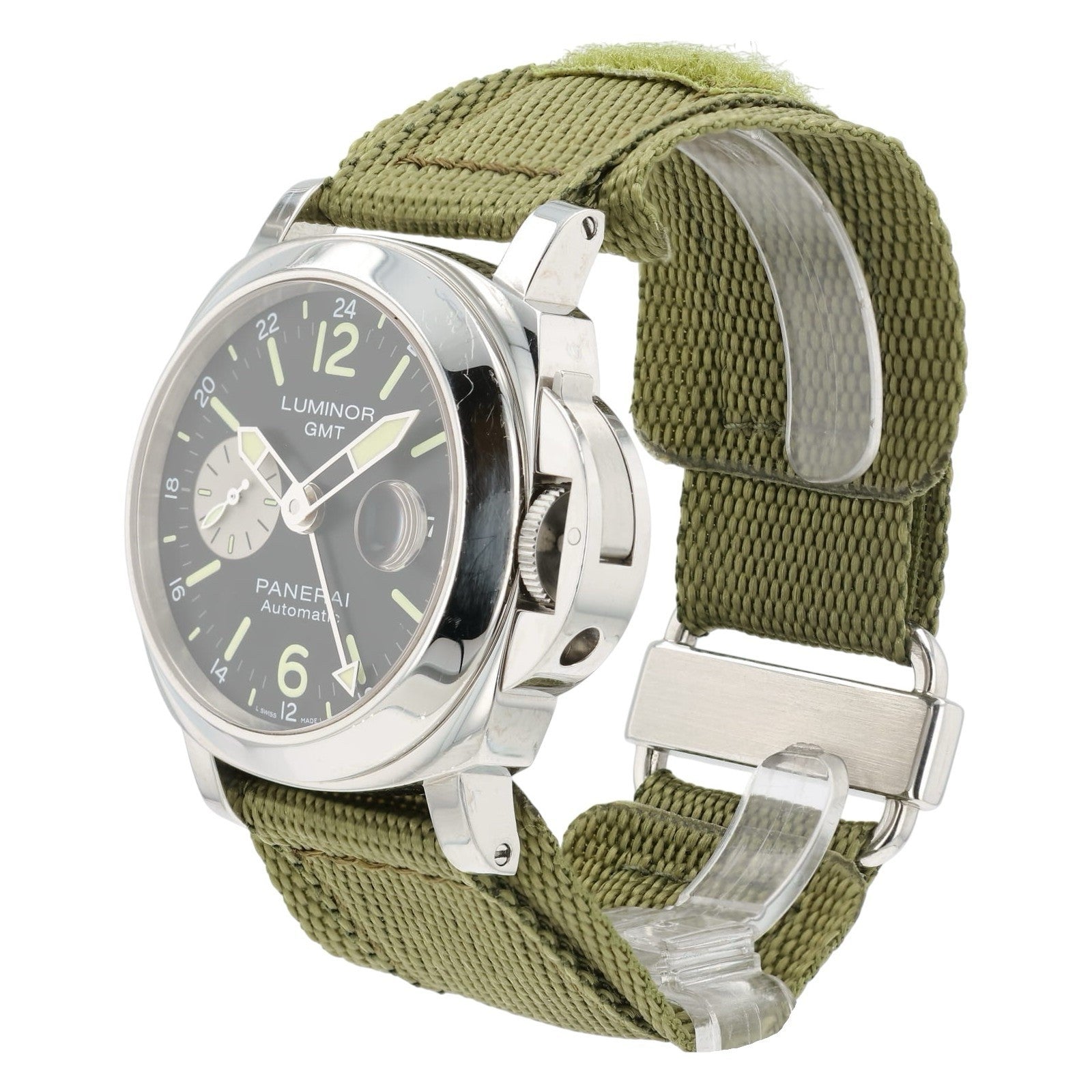 Panerai Luminor Black Dial Stainless Steel 44mm Automatic Men’s Watch PAM01088