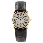 Cartier Ronde Louis Silver Dial 18k Rose Gold 29mm Quartz Women's Watch 2886