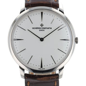 Vacheron Constantin Patrimony 18k White Gold Silver Dial 40mm Manual Mens 81180