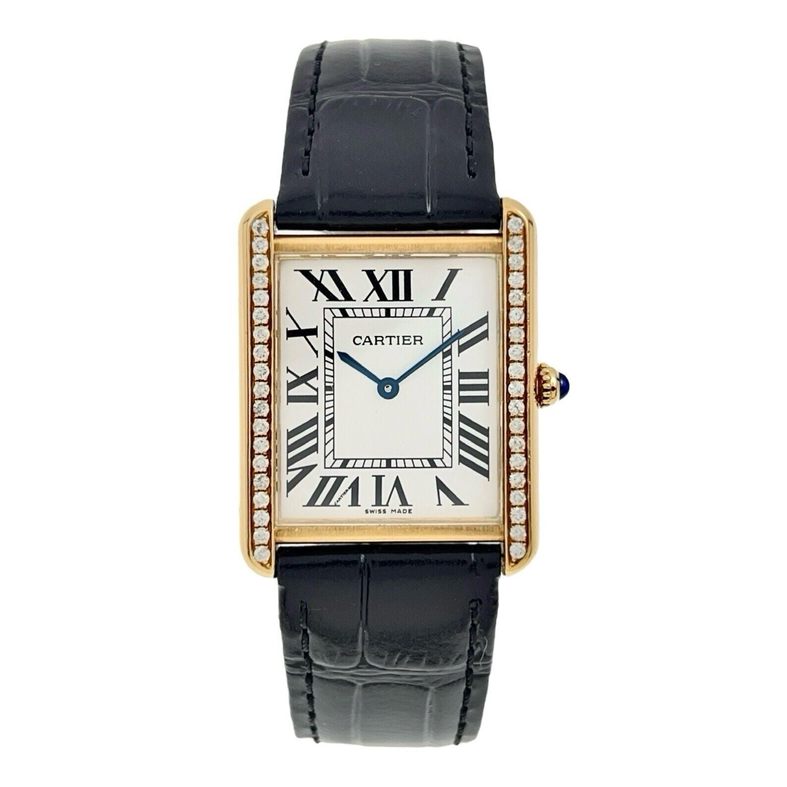 Cartier Tank Solo 18k Yellow Gold and Steel 27mm Quartz Men’s Watch 2742