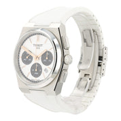 Tissot PRX White Dial Stainless Steel 42mm Automatic Mens Chronograph T137427