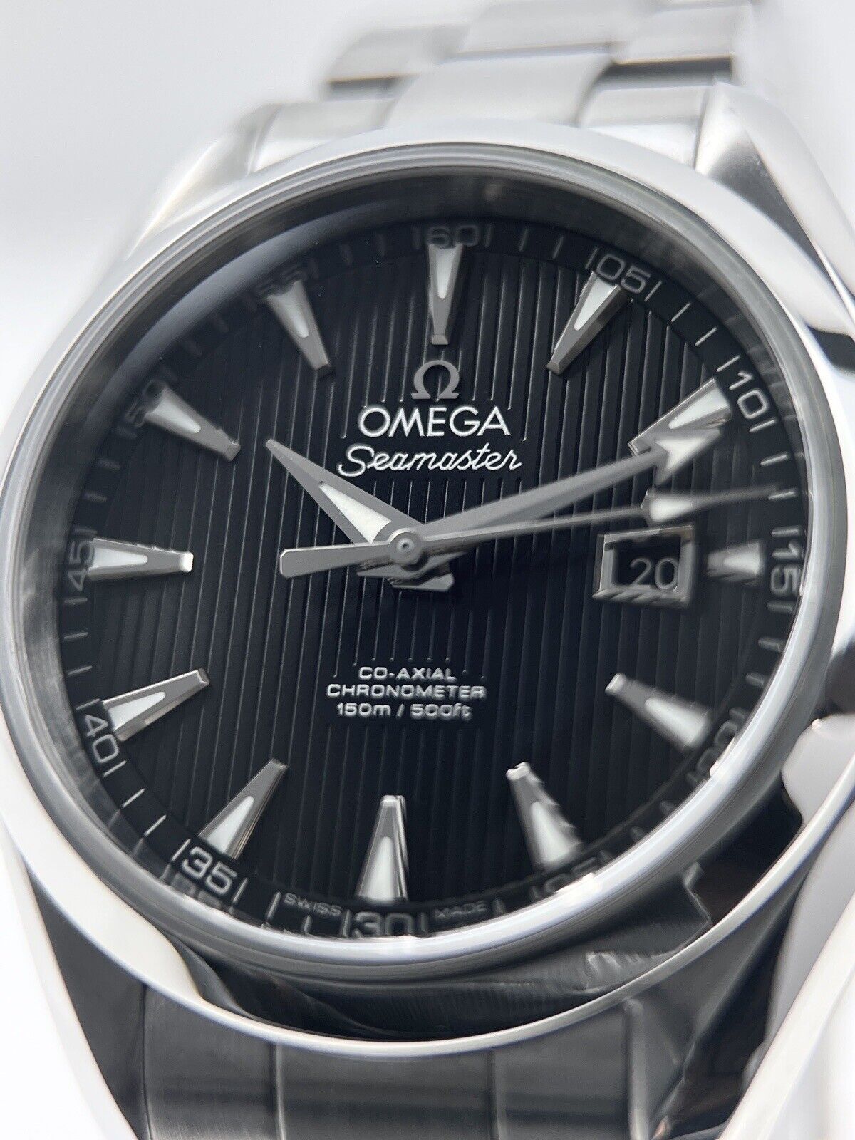 Omega Seamaster Aqua Terra 231.10.34.20.01.001 34mm Automatic Black Watch W/ B&P