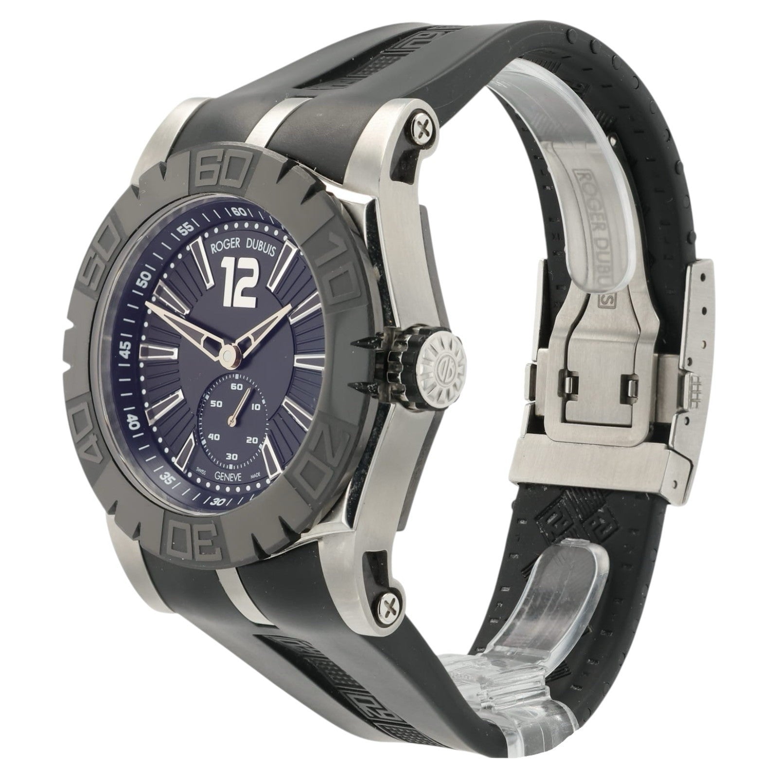 Roger Dubuis Cygnus Niger Completus Black Dial Steel 46mm Automatic Watch 85880