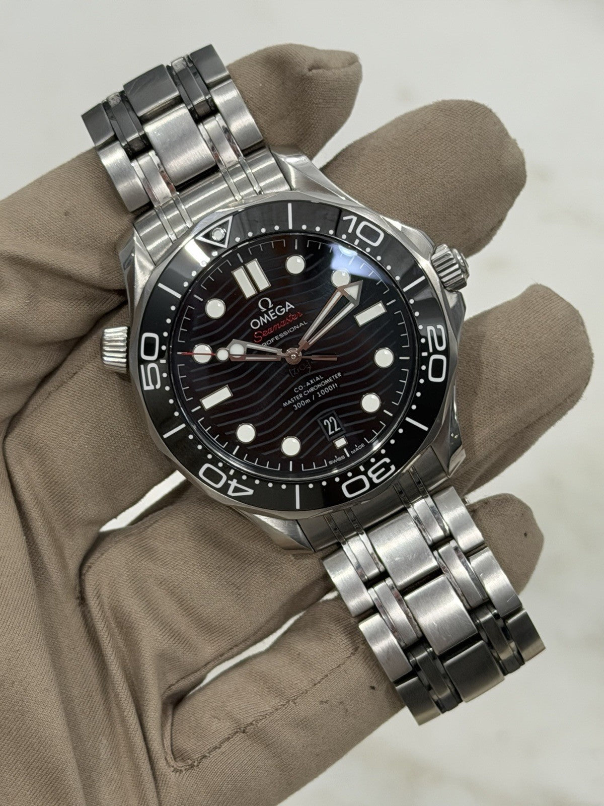 2022 Omega Seamaster Professional 300m Diver Black Ceramic 210.30.42.20.01.001