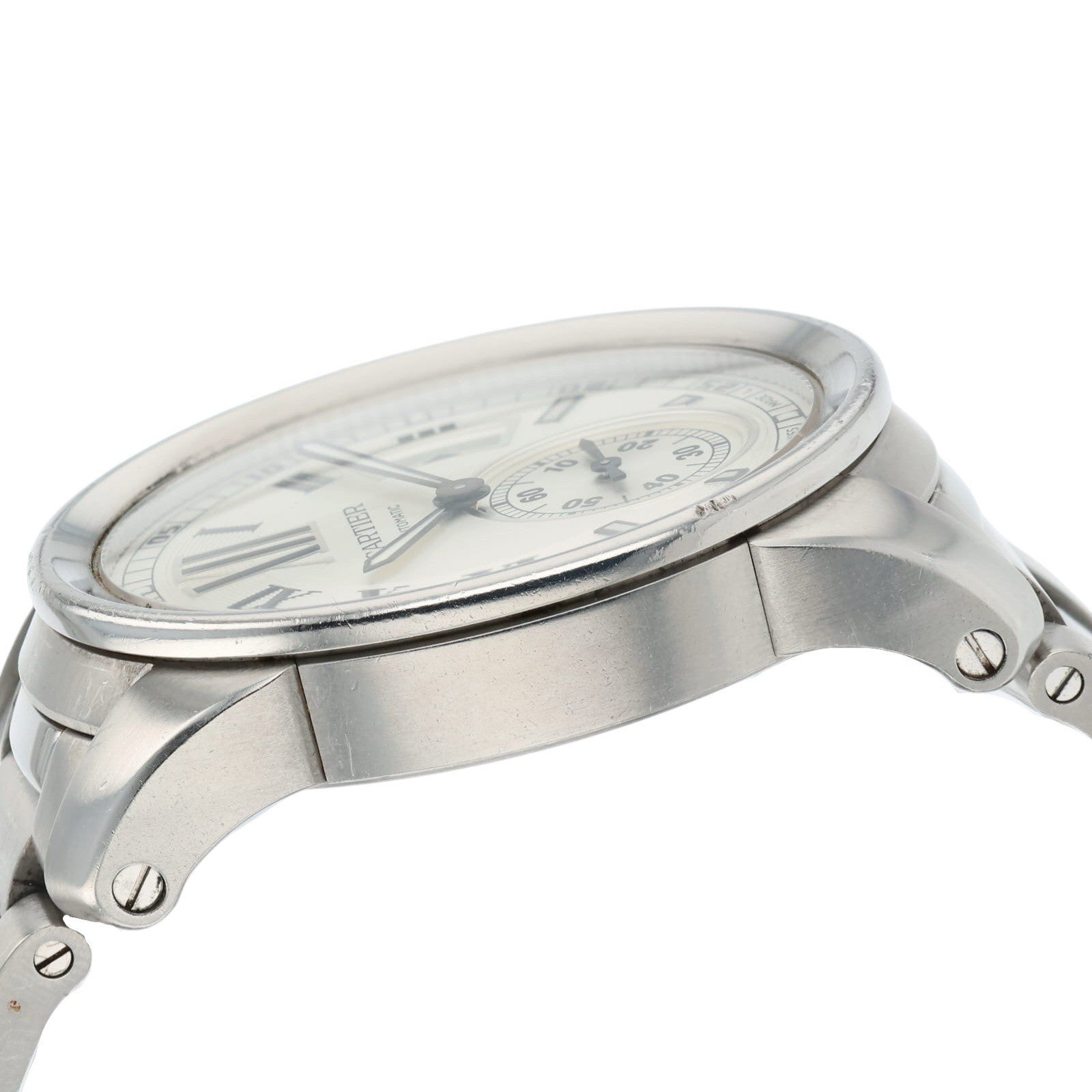 Cartier Caliber de Cartier Stainless Steel Silver Dial 42mm Automatic W7100015