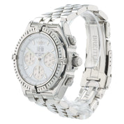 Breitling Chronomat Stainless Steel White Dial 44mm Automatic Mens A44355