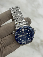 2026 SERVICE Omega Seamaster Date 300m Diver Blue Watch 210.30.42.20.03.001