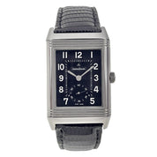 Jaeger LeCoultre Grande Reverso 976 Steel Black Dial Manual Wind Watch Q3738470