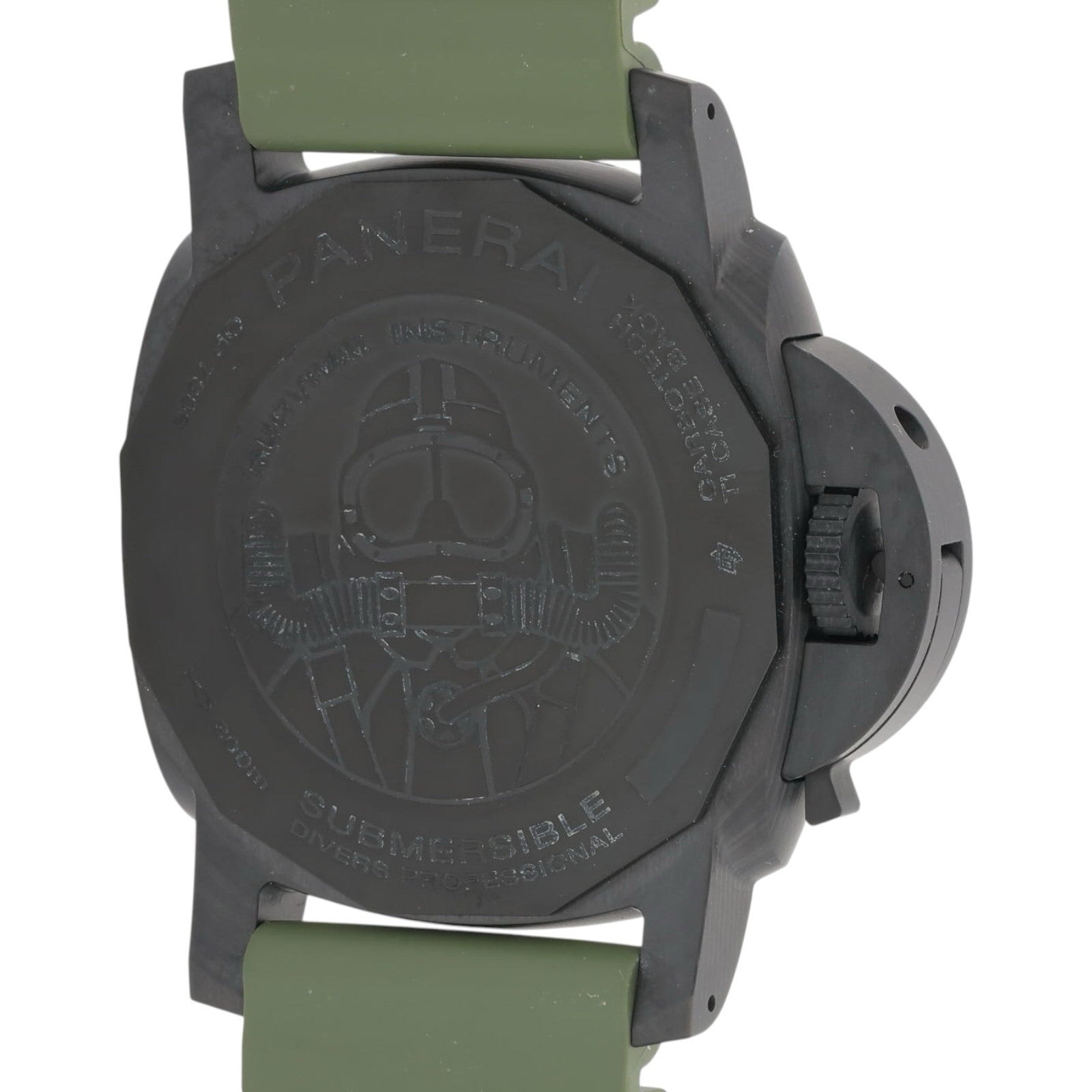 Panerai Submersible Carbon Case Black Dial 47mm Automatic Mens Watch PAM00979