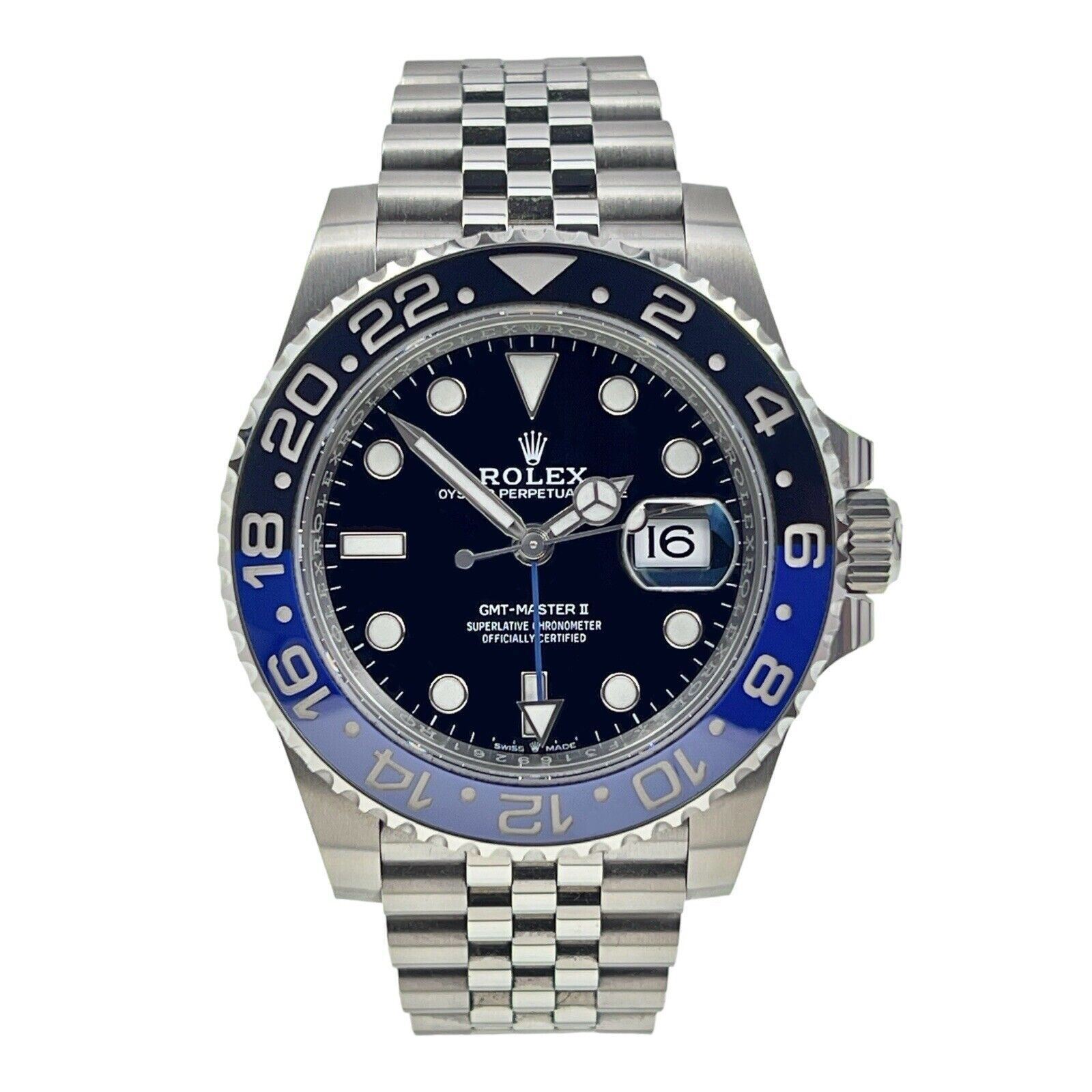 Rolex GMT Master II Batgirl Steel 40mm Automatic Men’s Watch 126710BLNR