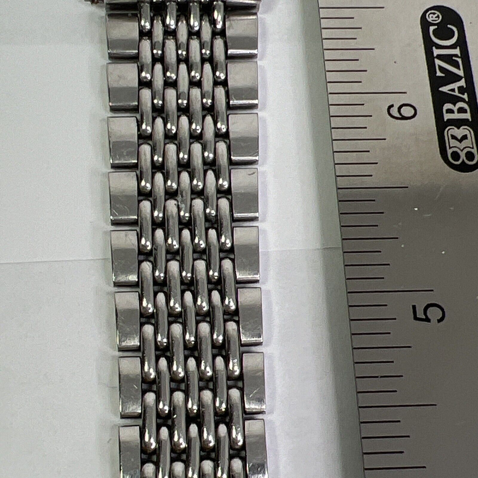 Authethentic 20mm Heuer GAY FRERES Steelinox Beads Rice Bracelet HLC End Links