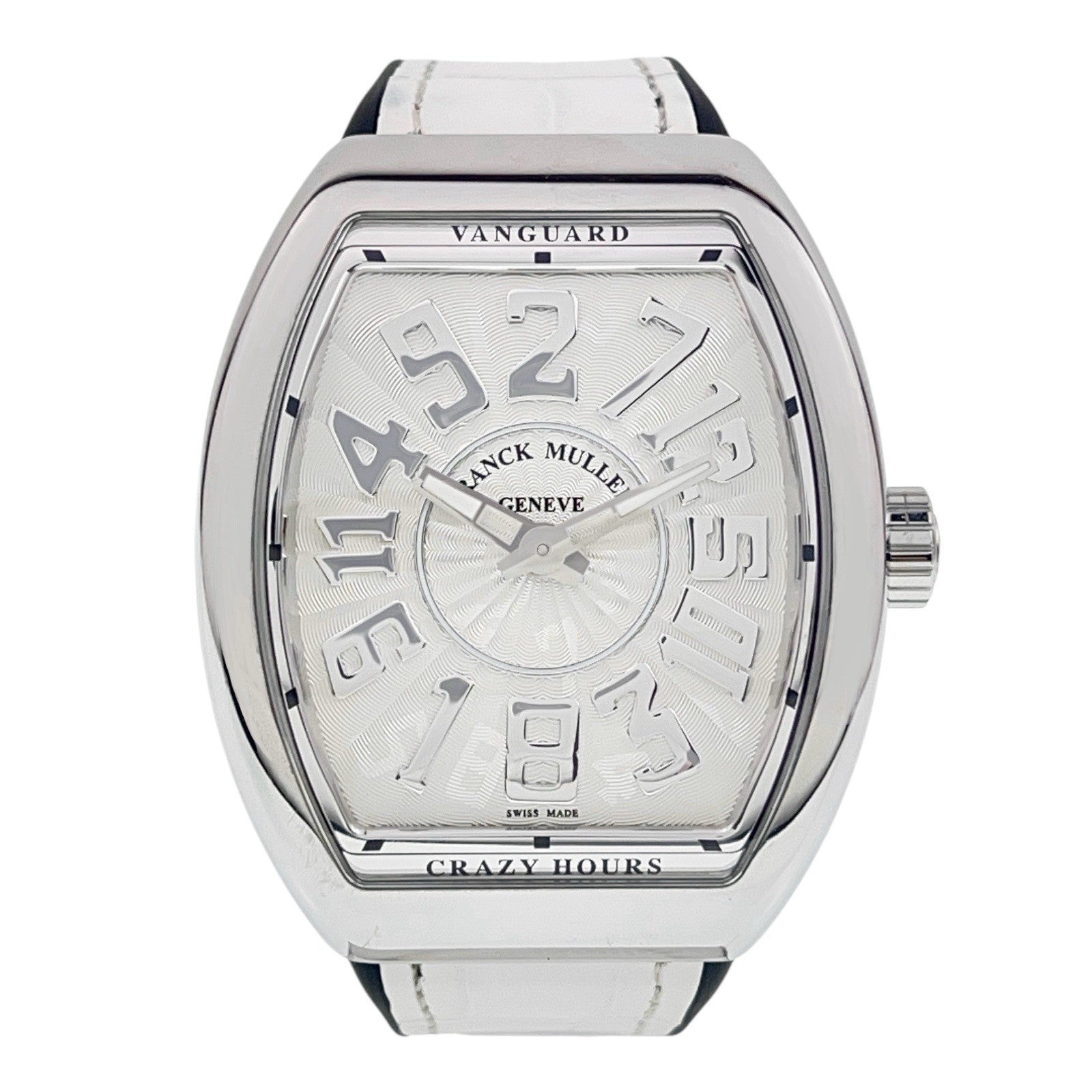 Franck Muller Crazy Hours Stainless Steel White Dial Automatic Men's Watch V45CH