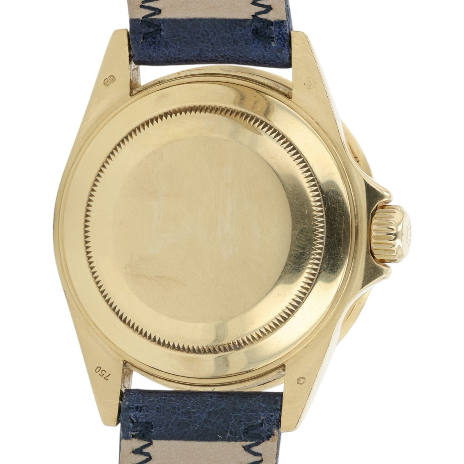 Rolex Submariner Blue Dial 18k Yellow Gold 40mm Automatic Mens Watch 16618