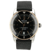 Breitling SuperOcean Heritage II Black Dial Steel & Rose Gold 42mm Mens UB2010