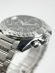 Tudor Sport Chronograph Stainless Steel Black Dial 41mm Automatic Watch 20300