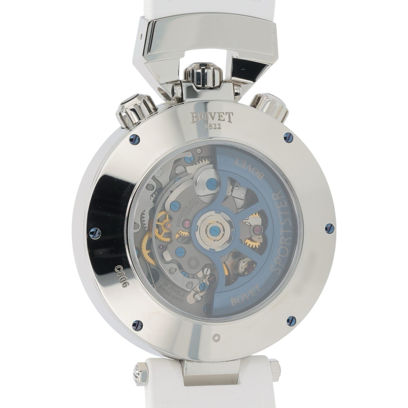 NEW 2025 Bovet Sportster Saguaro Steel Orange Dial 46mm Automatic Mens SP0475