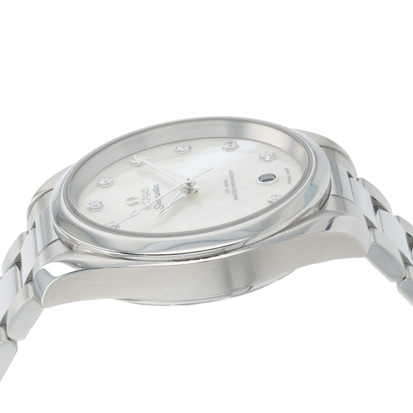 Omega Seamaster MOP Silver Dial Steel 38mm Automatic Mens 220.10.38.20.55.001